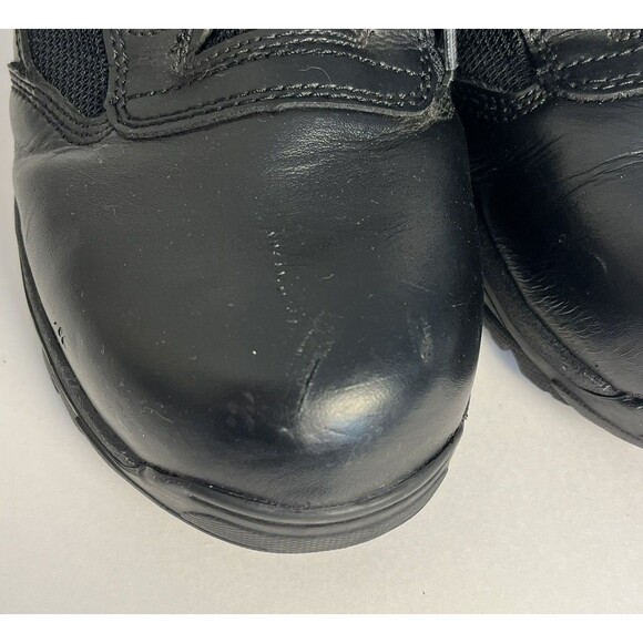 Thorogood 804-6190 Work Boots Mens 9.5  Black Leather Waterproof Zip Steel Toe main image 5